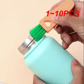  1 ~ 10PCS Groove Gap четка морков форма сгъваем дизайн за лесно съхранение четка може да почисти цялата бутилка