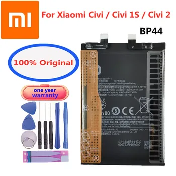 100% оригинална висококачествена батерия BP44 за Xiaomi Civi / Civi 1S / Civi 2 Оригинални батерии за батерии за подмяна на телефони Bateria