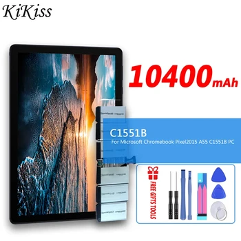 10400mAh KiKiss батерия за Microsoft Chromebook пиксел A55 C1551B 2015 PC Bateria