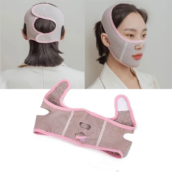 1PC 3D за многократна употреба дишаща красота жени против бръчки отслабване превръзка V Shaper пълно лице лифтинг маска за сън