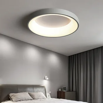 2023 Нова кръгла таванна светлина Минималистичен ресторант Декоративна лампа Вътрешно осветление Ficture за хол Led стенни светлини
