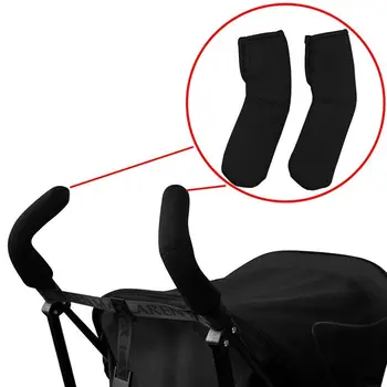 2Pcs Аксесоари за бебешки колички Мода Общи удобни количка Grip Cover Non-хлъзгане Мат бебе количка дръжка ръкав
