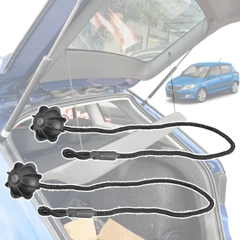 2X Парцел рафт низ кабел за SKODA Fabbia MK1 MK2 MK3 Tonneau капак каишка люк багажника багажника багажник багажник 2008 2014 2015 2016 2017 2018