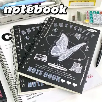 A5 Notebook Ins американски стил ретро капак намотка Notapad прекрасен карикатура хоризонтална линия вестник Scrapbook студентски консумативи