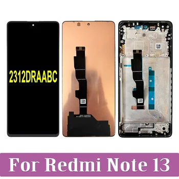 AMOLED 6.67'' оригинал за Xiaomi Redmi Note 13 Note13 2312DRAABC LCD дисплей сензорен екран дигитайзер събрание