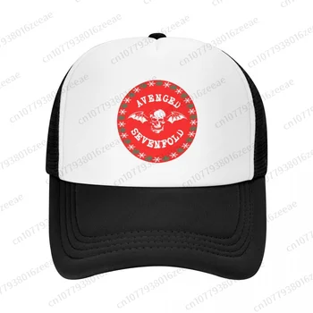 Avenged Sevenfold Logo Mesh Бейзболна шапка Лято На открито Мъже Жени Мода Спортни шапки Хип-хоп Trucker