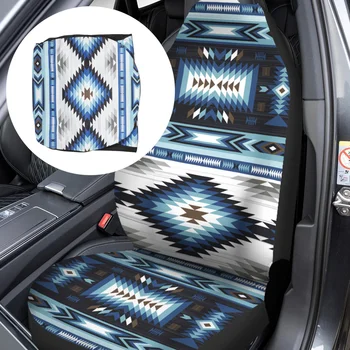 Boho Калъфи за седалки за автомобили Интериор Авто Единична Western Fabric аксесоари Предни седалки Van