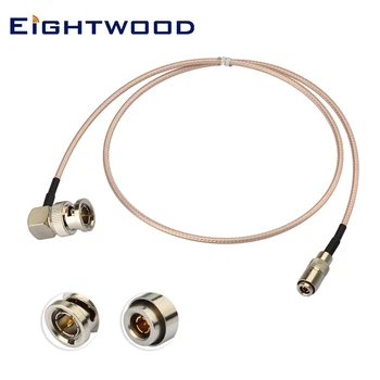 Eightwood SDI кабел DIN 1.0 / 2.3 мъжки към BNC мъжки прав ъгъл за HDMI конвертор Blackmagic BMCC BMPCC видео 4K предаване