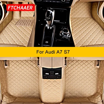 FTCHAAER Персонализирани стелки за кола за Audi A7 S7 Auto килими крак Coche аксесоар