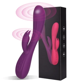G Spot вибратор вагина масаж клиторна стимулация заек вибратор двойно мотор вибратор секс играчка за жени женски мастурбатор сексо