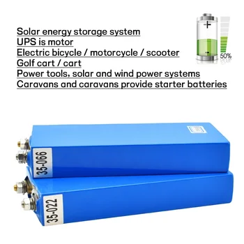 NEW 3.2V 25Ah LiFePO4 батерия клетка 25000mAh литиево-железен фосфат дълбоки цикли за DIY 12V 24V 36V 48V слънчева енергия UPS мощност