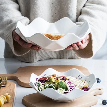 Nordic Art сферична керамична плодова салата плоча модерен минималистичен дом плодов зеленчуков басейн десертснек закуска суши Storag тава