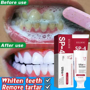 SP-4 Пробиотични кариеси Паста за зъби Избелване Кариес Ремонт на кариес Отстраняване на паста Жълта плака Петно Лош дъх Свежа грижа за устната кухина