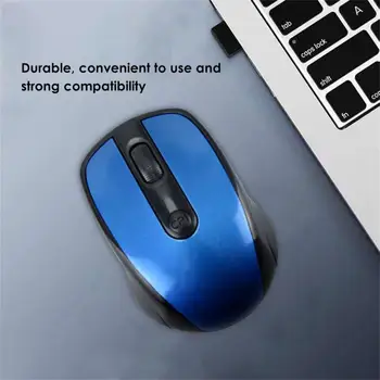 USB 3.0 приемник безжична мишка 2.4G безшумна мишка 4 бутона 1600DPI оптична компютърна мишка ергономични мишки за лаптоп PC