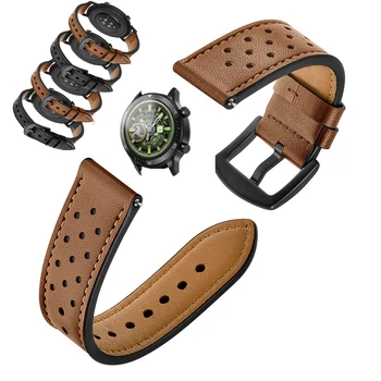 Watchband за Realme Watch 2 Pro Watch Band for Realme S Каишка за китка Гривна от естествена кожа 20mm 22mm Колан