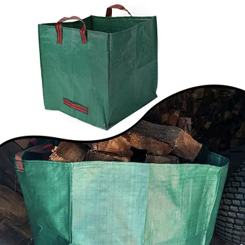 Градински торби за отпадъци Чували за отпадъци с дръжки Водоустойчив 50CM Градински растителни листа Контейнер за компост Градински консумативи