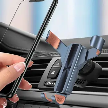 Държач за телефон за кола Вентилационен отвор Мобилен телефон Монтиране на кола 360-градусова гъвкава настройка Универсална стойка за автоматичен телефон Съвместим държач