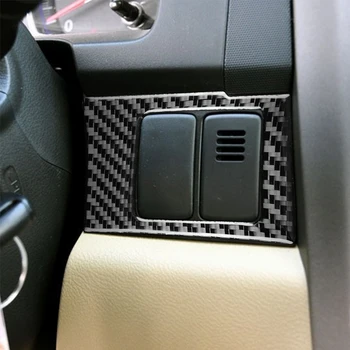 За Honda CRV 2007 2008 2009 2010 2011 Въглеродни влакна централна контролна карта кутия панел капак подстригване стикери кола интериор аксесоари