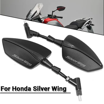За Honda FCS600 Сребърно крило SilverWing GT400 600 мотоциклет огледало скутер огледала за обратно виждане обратно странично изпъкнало огледало
