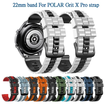За POLAR Watch Grit X Pro спортна лента Гривна за POLAR Grit X / Vantage M2 / Grit X Pro Titan силиконова каишка Correa аксесоари