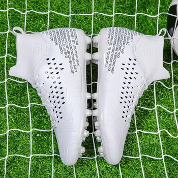 Качествени футболни обувки Cleats C.Ronaldo трайни леки удобни футболни обувки на открито истински футзал шипове маратонки на едро