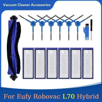 Комплект за резервни аксесоари за Eufy Robovac L70 Hybrid робот прахосмукачка замени части миещи се основни странични четка Hepa филтри