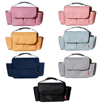 Многофункционална чанта за пътуване на бебешки пелени за чанта за съхранение на бебешки колички