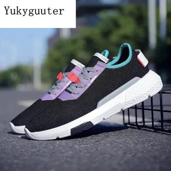 Мъжки обувки за скейтборд Canvas Sport 2018 Cool Light Weight Sneakers Outdoor Athletic Shoes Man Breathable High Quality Shoes