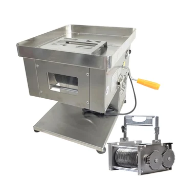 Настолна електрическа машина за нарязване на месо Машина за нарязване и раздробяване на прясно месо