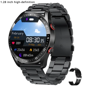 Нов Bluetooth Call Smart Watch 2024 мъже водоустойчив спорт фитнес тракер времето дисплей човек смарт часовник за Android IOS