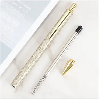 нов Office Supply creative Канцеларски материали многоцветна химикалка метална преса писалка