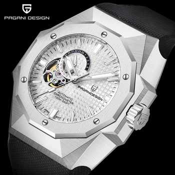 Нов PAGANI мъжки класически автоматичен часовник 42MM набиране TMI NH39 високо движение сапфир стъкло 100M водоустойчив ръчен часовник подарък за мъже