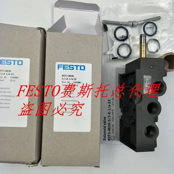 Нов електромагнитен клапан FESTO Festo NVF3-MOH-5/2-K-1/4-EX 535987 В наличност