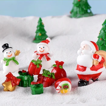 Нов мини коледен влак украшение Коледна украса за дома Дядо Коледа подарък играчки занаяти маса деко Navidad Коледа Нова година