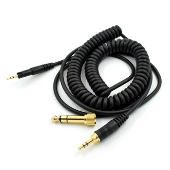 Подмяна на аудио кабел за Audio-Technica ATH M50X M40X слушалки черен 23 AugT2