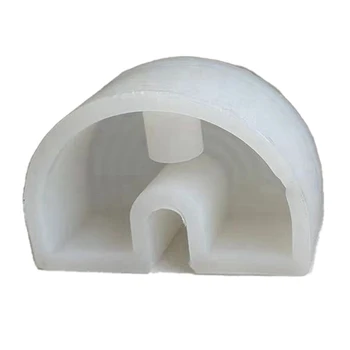 силиконова форма дъга дъга форма свещник силиконови форми DIY бетон мазилка дъга мухъл (B)