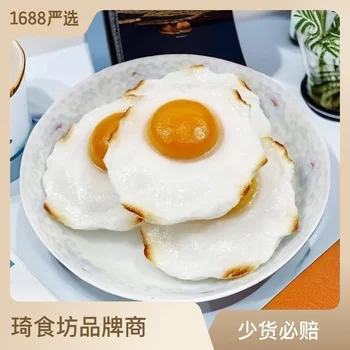 Симулация Яйце Фалшива храна Изкуствено пържено яйце Модел Начало Кухня Хладилник Магнит