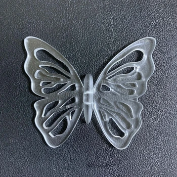 стерео голяма пеперуда орнамент занаяти силиконова плесен епоксидни бижута мухъл смола леене висулка мухъл подходящ за DIY занаяти