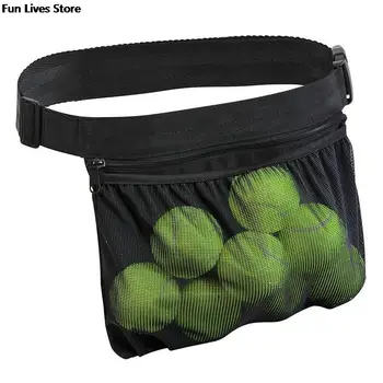 Тенис топка притежател чанта Pickleball съхранение спортна лента торбичка жени мъже обучение холдинг чанти талията пакет водоустойчив голф чанта