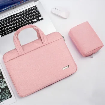Чанта за лаптоп 11 12 13.3 14 15.6 16 инчов водоустойчив ръкав за преносим компютър за Macbook Air Pro Xiaomi компютър чанта куфарче жени